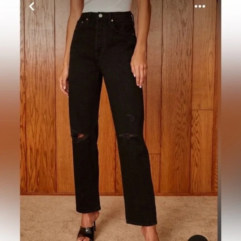 DENIM FORUM The Bonet Black Jeans